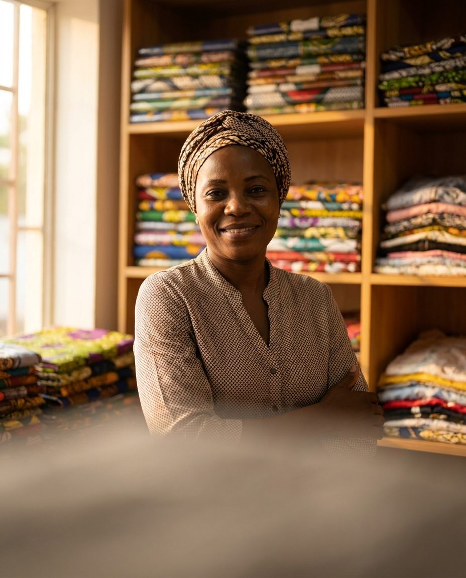 Maria Santos, comerciante em Luanda