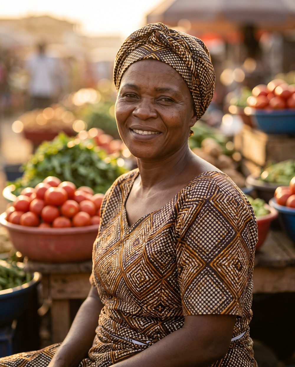 Maria Santos, zungueira em Luanda
